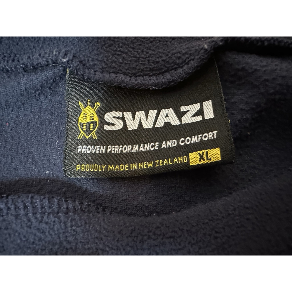 Swazi Micro Top Short Sleeve Shirt Navy Blue 100% Polyester Size XL Pullover - Picture 4 of 7